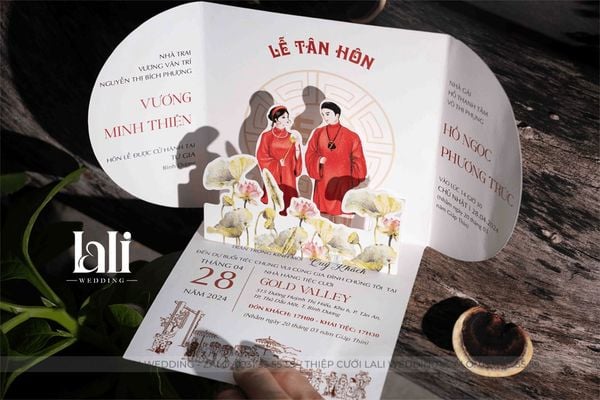 Thiệp 3D - Mẫu B0378
